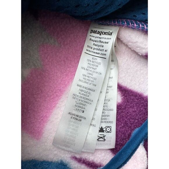 Patagonia Women's Synchilla Jacket Frontera: Marble Pink Size Small NWT - Picture 4 of 7